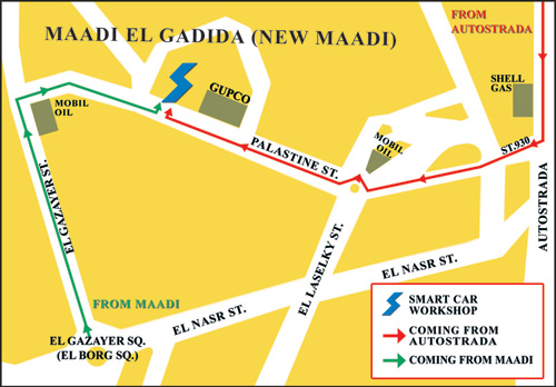 Service Station Map